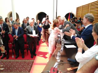 El acto ha estado presidido por el presidente del TSJCyL, José Luis Concepción